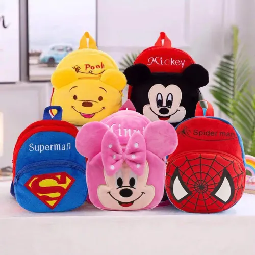 Soft Plush Cartoon Baby Backpack